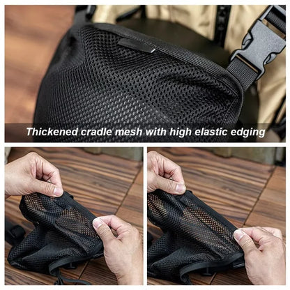 Tactical Helmet Bag Multi-Purpose Molle Storage Carrying Pouch Net Pocket for Hunting Airsoft Helmets Bag Backpack Accessories