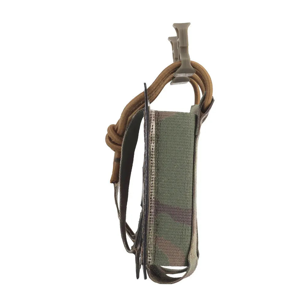 Pistol Dual Magazine Pouch 1911 9mm Mag Holder Elastic Bungee Cord Retention Airsoft Paintball Hunting Army Cartridge Pouch