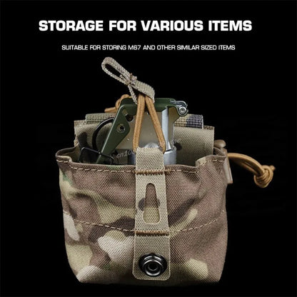 SPUD Tactical Grenade Pouch Multi-purpose M67 152 Storage Bag Radio Pocket Airsoft Hunting Plate Carrier Belt Molle Accessories