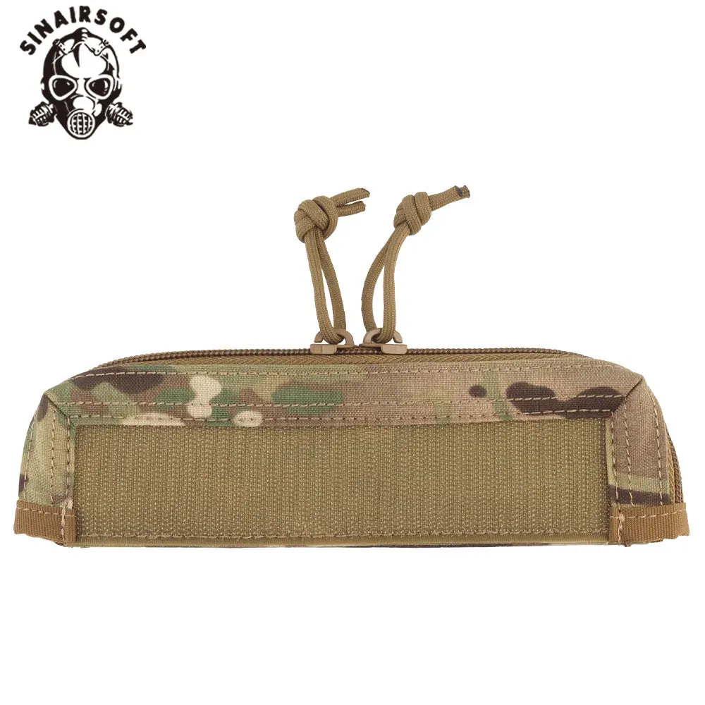 Tactical Micro Fight Chassis Pocket For MK3 MK4 Storage Bag Chest Rig Double Zip Cover Hunting Vest Accessories