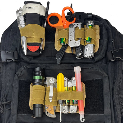 Tactical Hook Loop Panel Pouch EDC Tool Inner Separation Holder Hunting Vest Backpack Bags Insert Organizer Paste Board