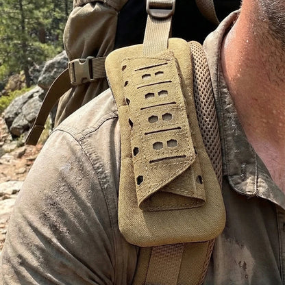 Shock-Absorbing Breathable Tactical Vest Shoulder Pads with Shock Absorption for Outdoor Backpack Vest Hunting Shooting Training