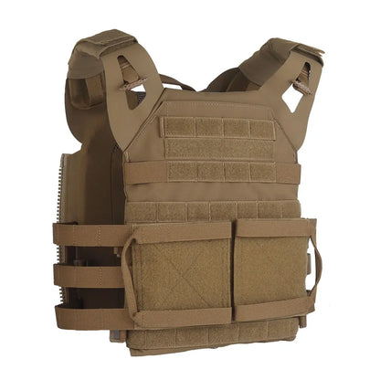 Wosport JPC 2.0 Tactical Vest Modular Quick Release Adjustable Cummerbund Rear Zipper Panel Mount for Airsoft Tactical Games