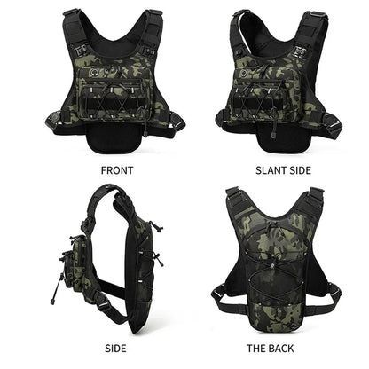 Running Chest Pack Hydration Vest For Cycling Hiking Bicycle Race Marathon Bag Men Women Sports Tactical Pouch Camping Backpack