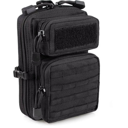 Mini Molle Utility Pouch, EDC Small Tool Pouch for Outdoor Hiking Camping, Phone & Gear Storage Bag