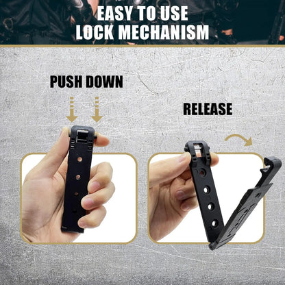 Outdoor buckle Molle waist clip Camping knife set Knife sheath Buckle Hunting bag with K-sheath webbing link clip