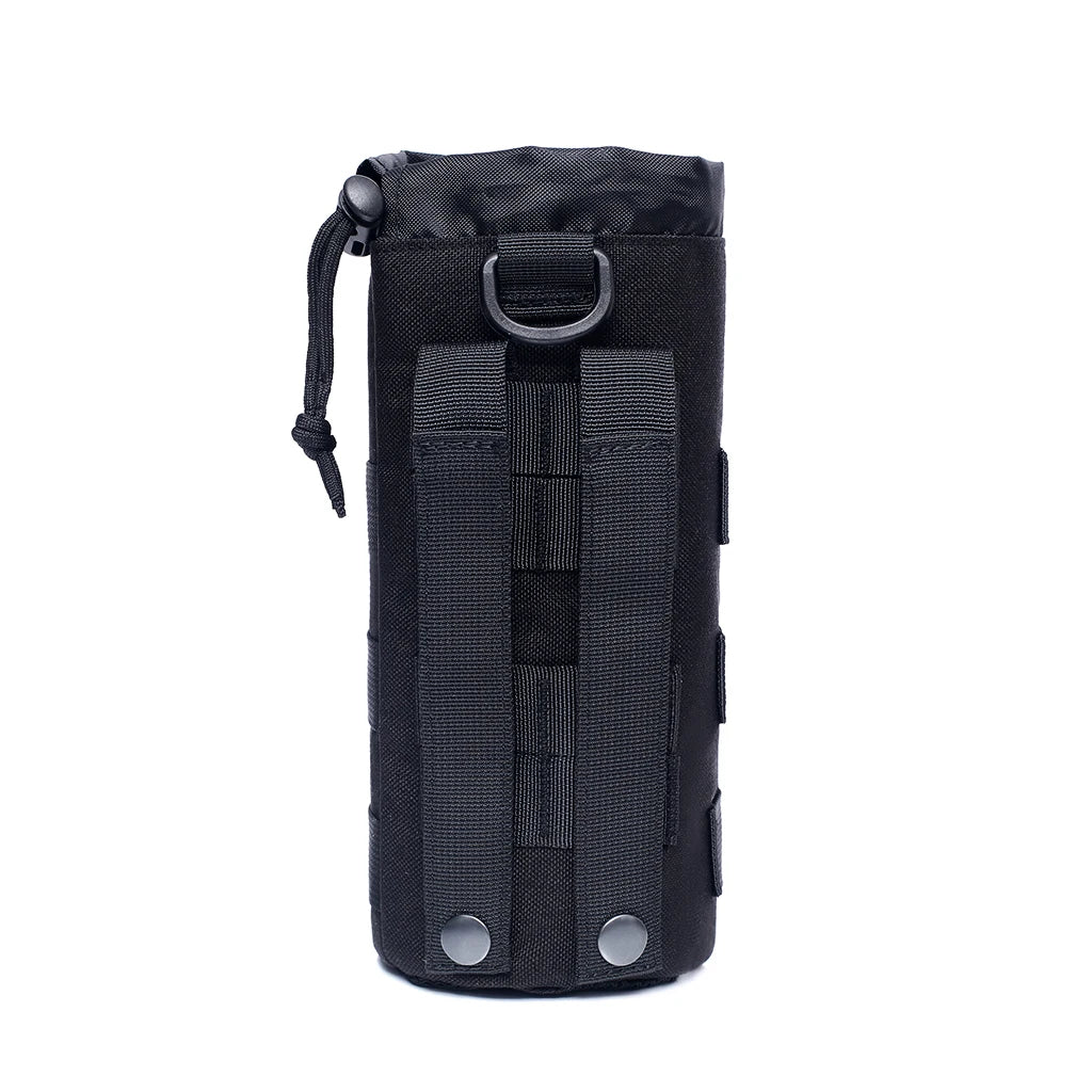 Tactical Water Bottle Bag,Nylon Kettle Pouch,Canteen Holder,Drawstring Pouch Bag ,Camping Cycling,Hunting,Hiking Accessories