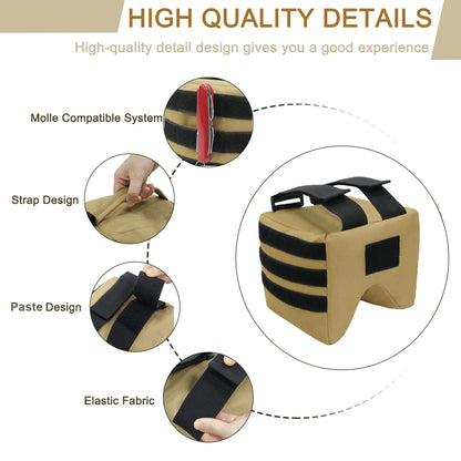 Durable Shooting Rest Bag Target Stand Oxford Cloth Un-Filled Sand Bag Bench for Hunting Photography Tactical CS Support Sandbag