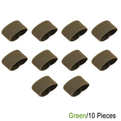 10 Pcs Elastic Belt Loop Holder Durable Belt Keepers Tactically Belt Holder Retainers Band Organizers for Service Belt