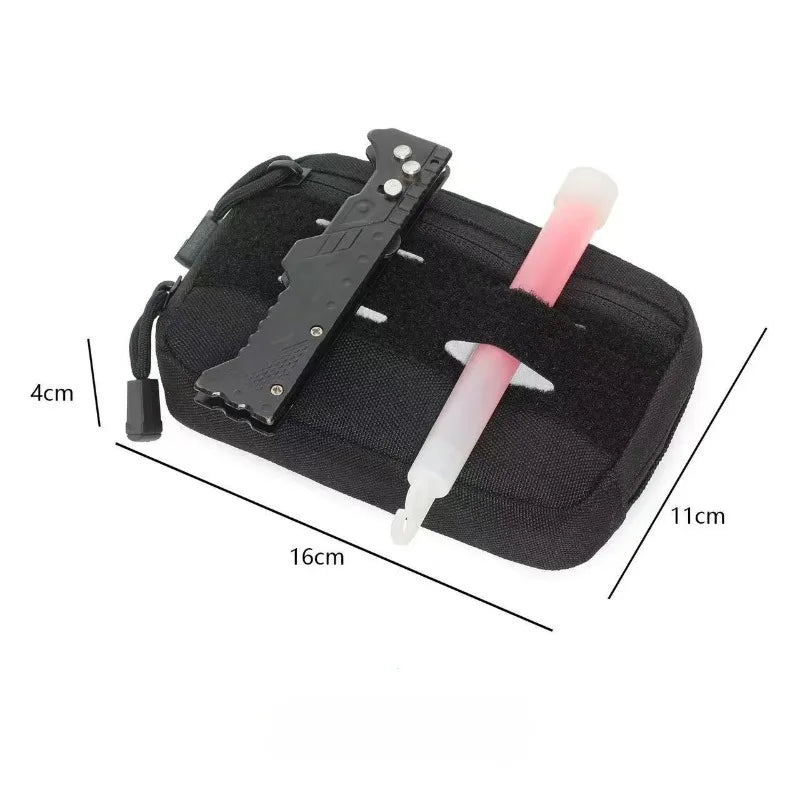 Tactical Molle Admin Pouch Outdoor EDC Tool Bag Waist Fanny Pack Outdoor Sports Hunting Accessory Bag Medical Pouch for Camping