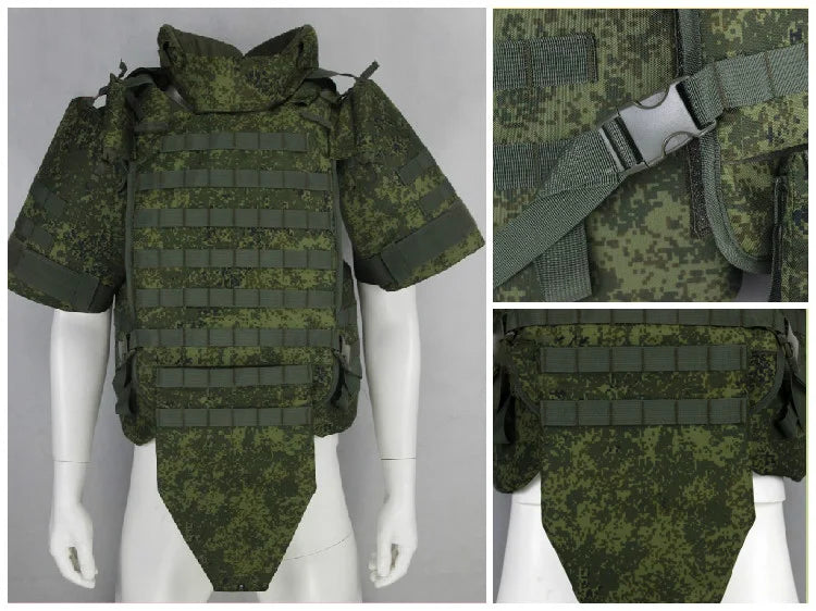 Russian 6B45 EMR Tactical Training Vest Tactical Camouflage Shoulder Body Protective Vest Outdoor CS Combat Protective Gear