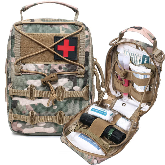 Tactical MOLLE Medical Pouch EMT First Aid Pouch IFAK Pouch IFAK Tactical Utility Pouch for Outdoor Activities Medical Supplies