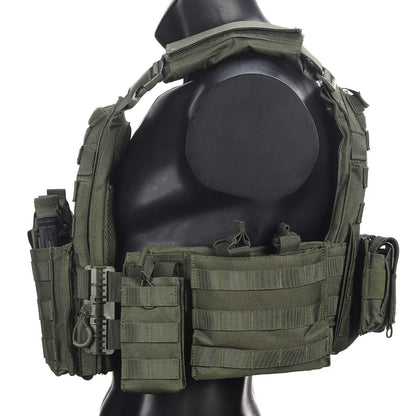 Camouflage Hunting Vest Quick Ssssassembly Waist Shoulder Accessory Pouches Hidden Triple Equipment Bag Outdoor Outdoor Vest