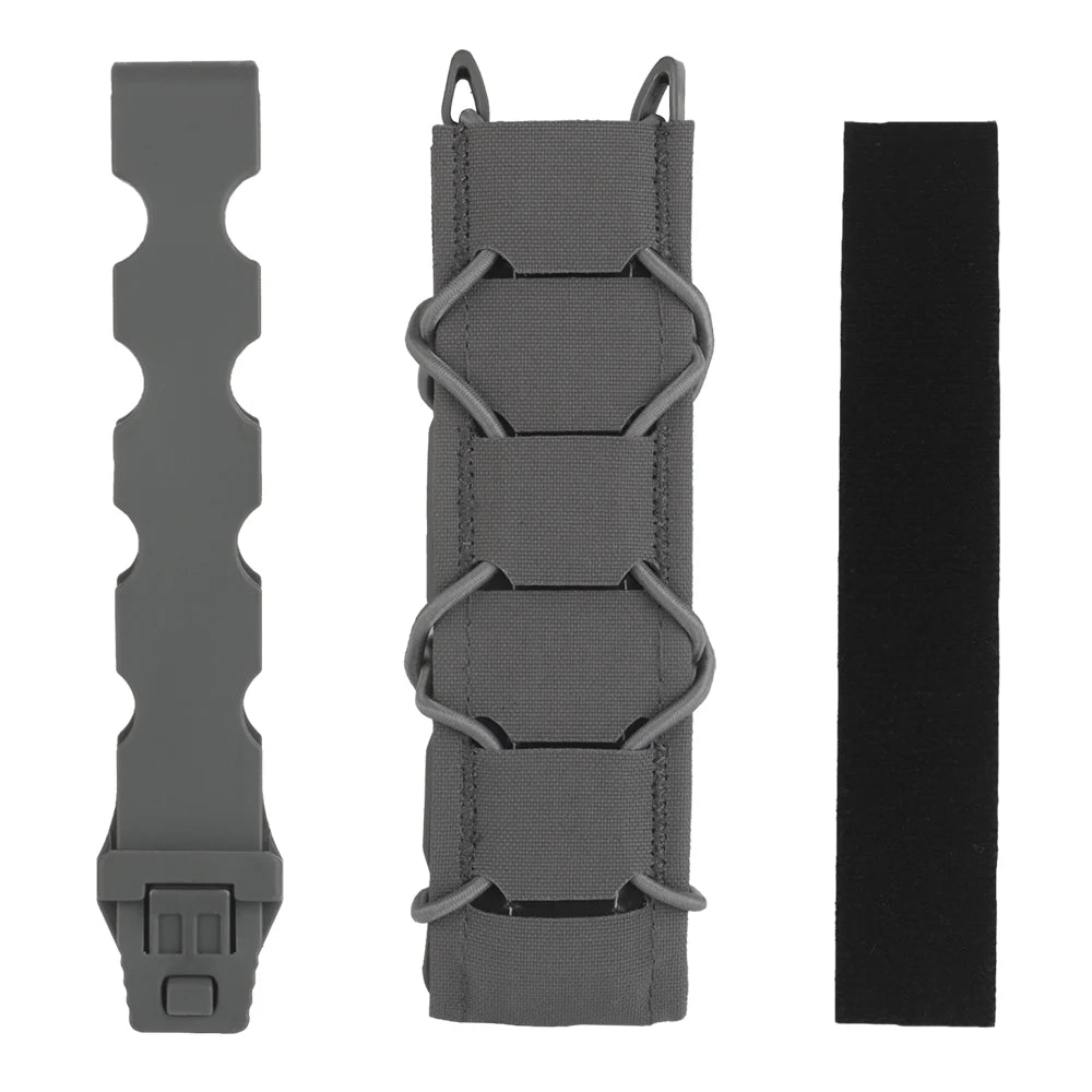 Tactical Magazine Pouch V2 Long Type For 9mm/MP5/MP7 Pistol Mag Holder Pouch Quick Release MOLLE Hunting Shooting Airsoft Gear