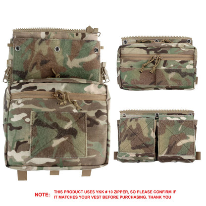 LV119 Tactical Vest Back Panel Spiritus Systems Hunting Combat Airsoft Plate Carrier Storage Pouch Assault Vest Expansion Gear