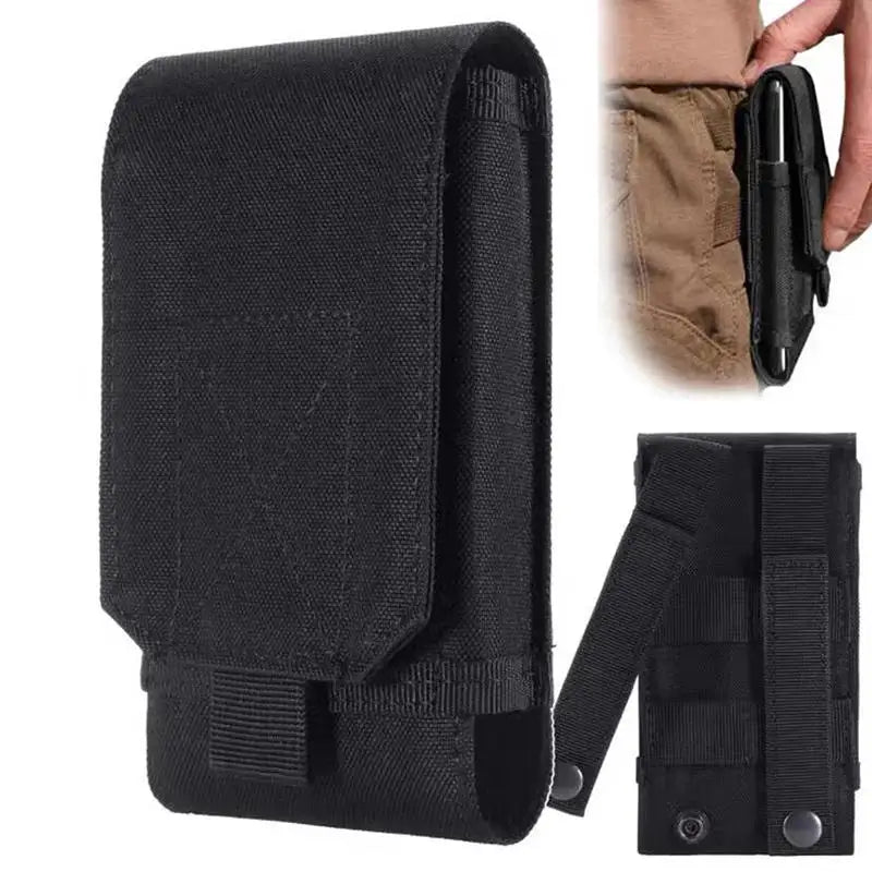 Outdoor Sports Molle Phone Bags Waist Pack Camping Hiking Hunting Accessories EDC Tool Bag Mobile Phone Holder