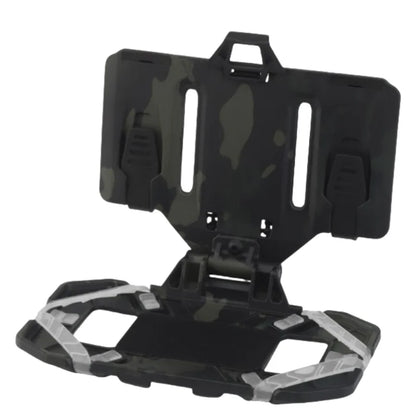 Ultralight MOLLE Navigation Panel - Foldable Front Mount for Maps & Smartphones (Field-Ready)