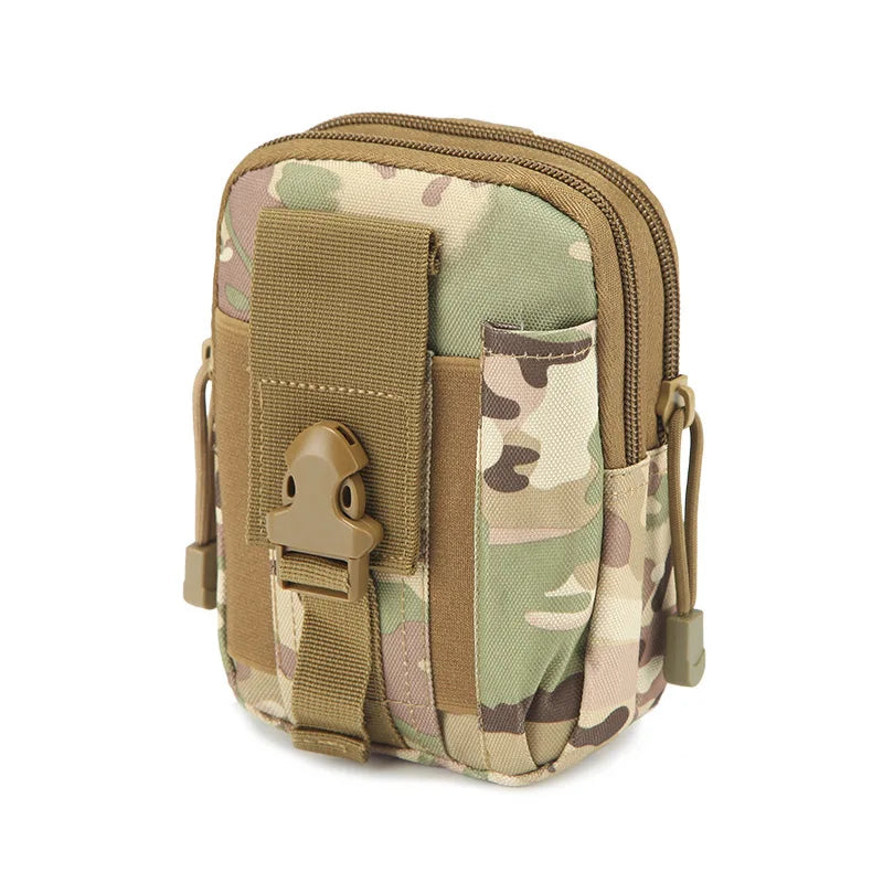 Tactical First Aid Waist Pack Men Camo Molle Pouch Outdoor Cycling Running Camping Hunting Multi-Function Tool Phone Bag