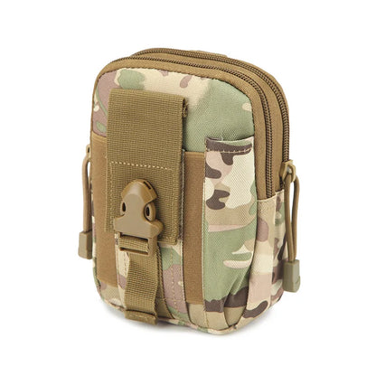 Tactical First Aid Waist Pack Men Camo Molle Pouch Outdoor Cycling Running Camping Hunting Multi-Function Tool Phone Bag