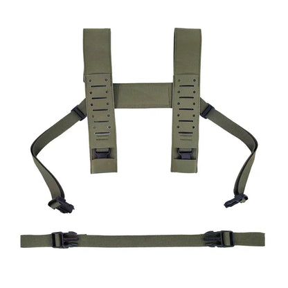 Airsoft Chest Rig SS Fat Strap Mk4 Tactical vest H-harness Belt gear MK5 34A Chest Hanger Multicam Laser Cut Shoulder Strap