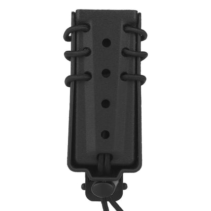 &Tactical Pistol Magazine Pouch Long Style Molle 9mm .40 Urban Assault Quick Pull Mag Case Hunting Airsoft Paintball Equipment
