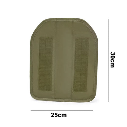 2 Pieces Removable Molded Tactical Vest Pad for Paintball Game Vest Tactical Plate Carrier Vest Cushion 25x30cm