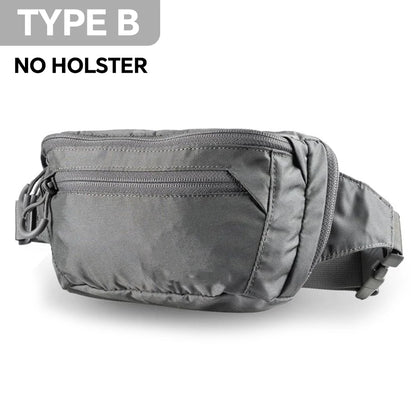 Tactical Waist Bag Concealed Carry Gun Bag Quick Access Handgun Bag Adjustable Waist Belt Fanny Pack with Gun Holster Outdoor