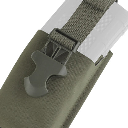 OPHIDIANTAC 5.56 Webbing Single Magazine Pouch with MOLLE Clips Widely Applicable Mag Holder for Hunting Accessories