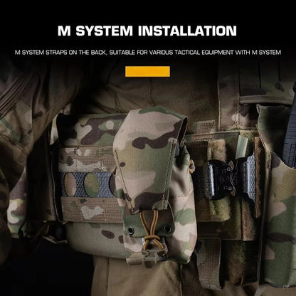 Tactical Multifunction Pouch Ferro Style Banger Pocket Outdoor Hunting Radio Holder Airsoft Magazine Adjustable MOLLE Belt Gear