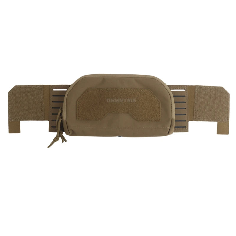 Tactical Admin Pouch with Multi-caliber 5.56 9mm Triple Mag Pouch MOLLE Front Placard System 2nd Layer Airsoft Pouches