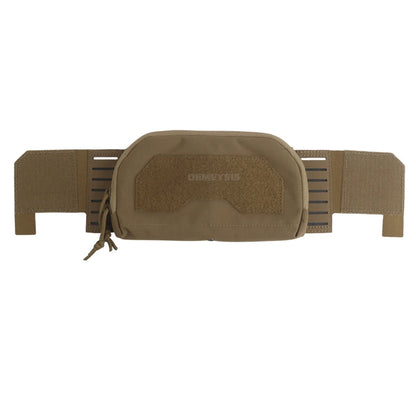 Tactical Admin Pouch with Multi-caliber 5.56 9mm Triple Mag Pouch MOLLE Front Placard System 2nd Layer Airsoft Pouches