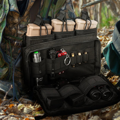 Molle Magazine Pouch Triple Mag Bag Rifle Mag Admin Pouch EDC Bag Universal Cartridge Holder Hunting Bag for M4 M14 M16 AK AR