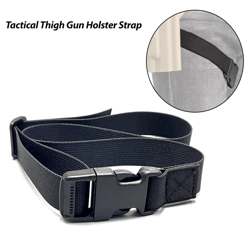 Tactical Legging Thigh Strap with Elastic Band Drop leg Thigh Holster Fixed Strap