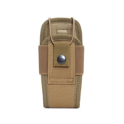 Tactical Molle Radio Walkie Talkie Pouch Outdoor Portable Radio Interphone Holster Carry Bag Adjustable Universal Radio Holder