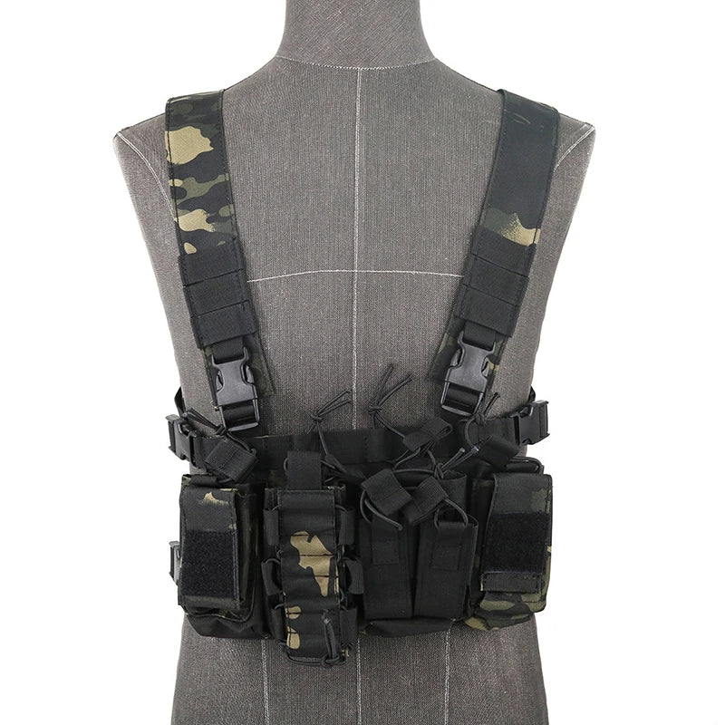 &AR15 M4 M16 AK47 HK416 D3 Tactical Vest CS Wargame Body Vest Outdoor Chest Rig Vest For Airsoft Hunting Sport