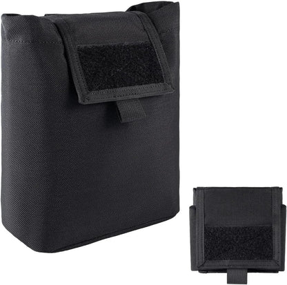 Foldable Molle Magazine Dump Drop Pouch Ammo Mag Holder Folding Outdoor Camping Hiking Hunting Accessories EDC Tool Waist Bag