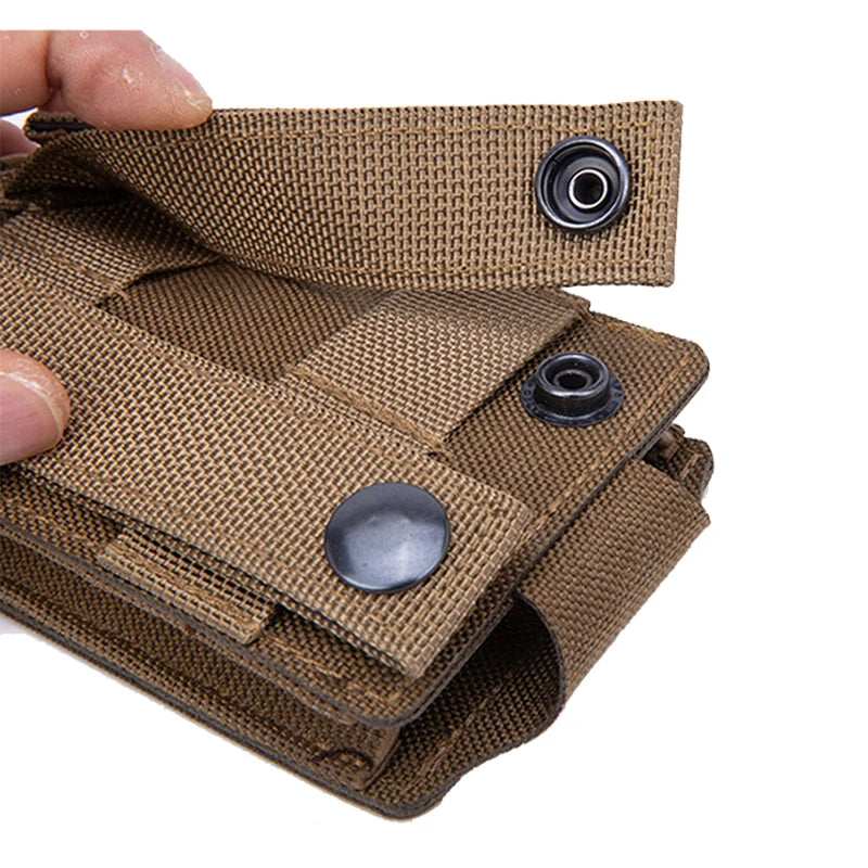 Tactical 556mm Mag Pouch Single Magazine Bag Open-Top MOLLE Bag for M4 M14 M16 AR-15 5.56MM Rifle Magazines