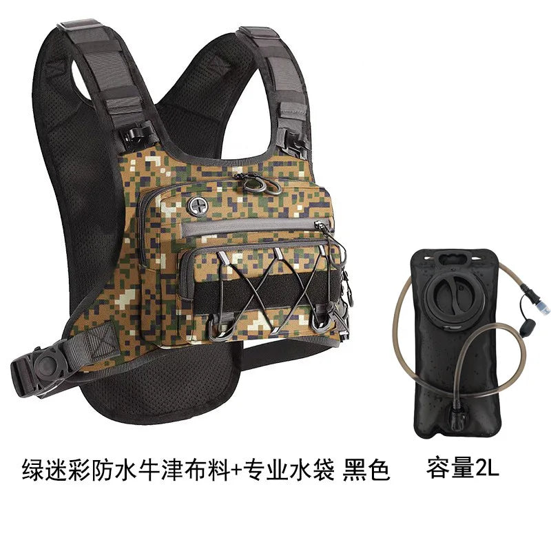 New Tactical Chest Bag Multi-functional Off-road Motorcycle Travel Portable Hiking Riding Backpack Core Pack