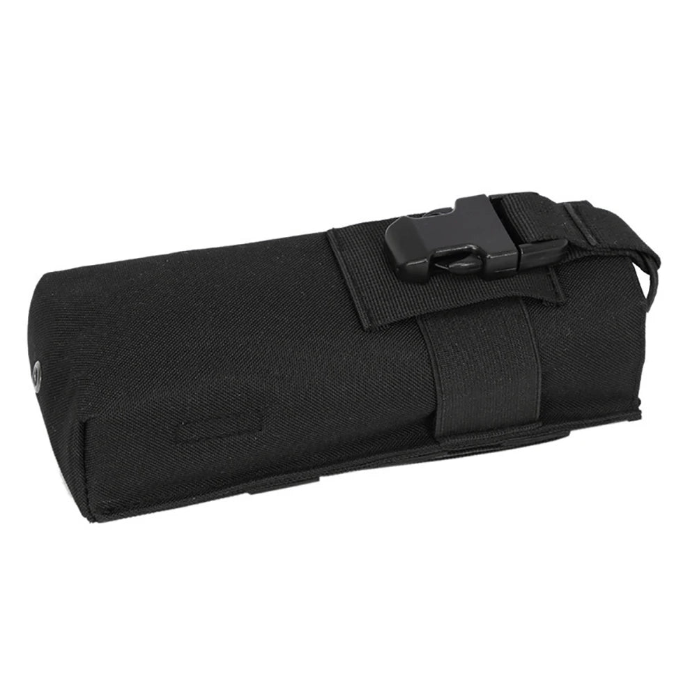 Tactical Molle Radio Walkie Talkie Pouch Water Bottle 600D Nylon Kettle Cover Hunting Waist Pouch Outdoor Hiking Camping Holder