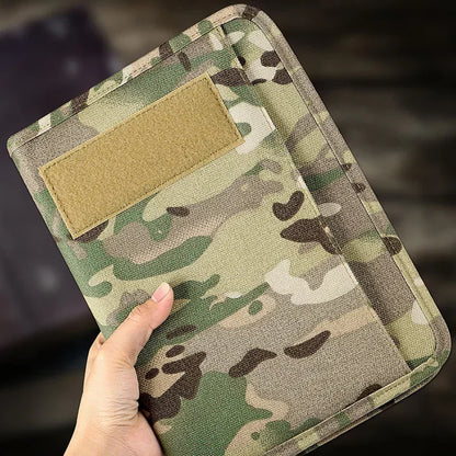 A4 A5 A6 Outdoor Padfolio Ring Binder Memorandum Notebook Tactical Weatherproof Waterproof Hunting Notebook Card Cover Equipment