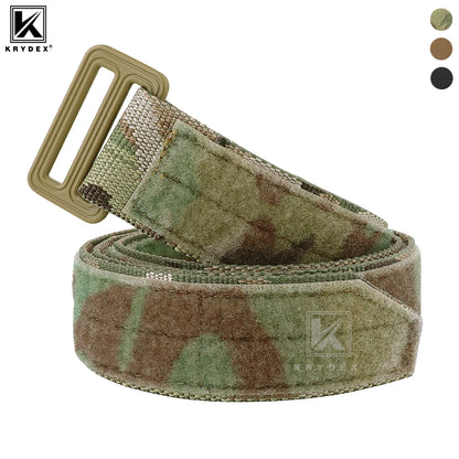 KRYDEX Tactical 1.5" EDC Duty Belt Concealed Carry Base Belt Hook & Loop Inner Belt Men Waist Belt Outdoor Hunting Acessories