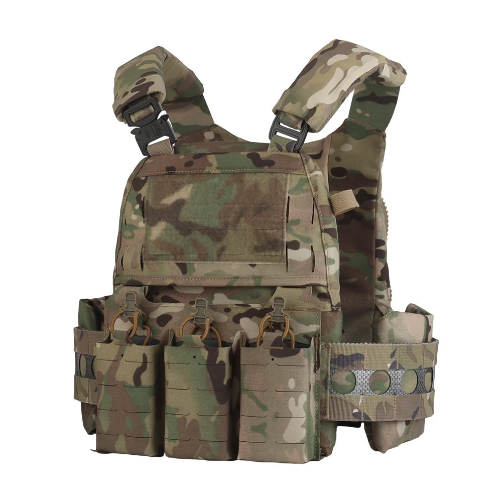 Tactical Ferro Style FCPC V5 Plate Carrier Hunting Vest with Triple Magazine Pouch for Body Armor MOLLE Airsoft Combat Equipment