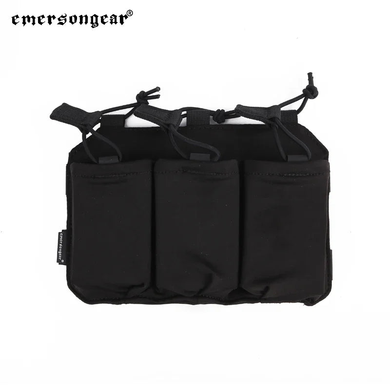 Emersongear Precision Triple Magazine Pouch For SS Vest 5.56 Tactical Mag Bag Holder Hiking Training Camping Camouflage Nylon
