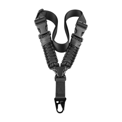 Vertical Single Point Gun Sling Shoulder Strap Metal Buckle With Braided Paracord Rifle Shot Gun Strap Belt Rope Hunt