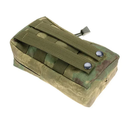 Outdoor Zipper Bag Tactical Molle Waist Bag Durable Belt Pouch Storage Fanny Pack for Hunting Backpack Tactical Vest Attachment