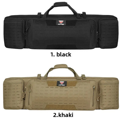 Tactical Gun Pack 1000D Double Layer MilitaryFans Wargame Hunting CS Rifle Packaging Storage Bag Outdoor Fishing Bag Case
