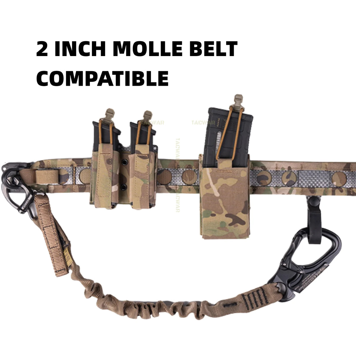 Breakaway Loop for 2 Inch MOLLE Belt, Tactical Ladder Descent Rappelling Safety Rope Attachment Buckle Airsoft Cosplay