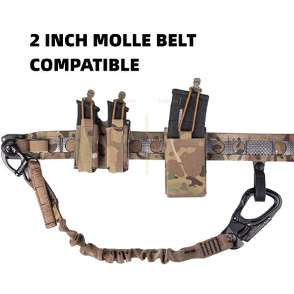 Breakaway Loop for 2 Inch MOLLE Belt, Tactical Ladder Descent Rappelling Safety Rope Attachment Buckle Airsoft Cosplay