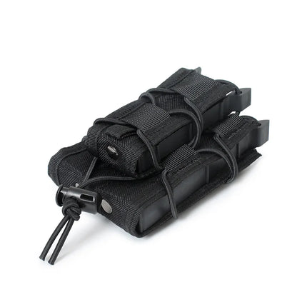 5.56 9mm Magazine Pouch  AK AR M4 AR15 Double Magazine Bag Rifle Pitol Molle Mag Holster Pouch for Hunting CS Paintball