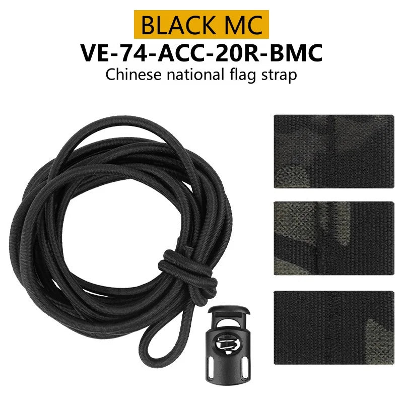 Ophidian Tac Tactical Bungee Elastic Fasten , MOLLE Vest Tool Organizer Cord Attachment Kits for Outdoor Camping Hunting EDC